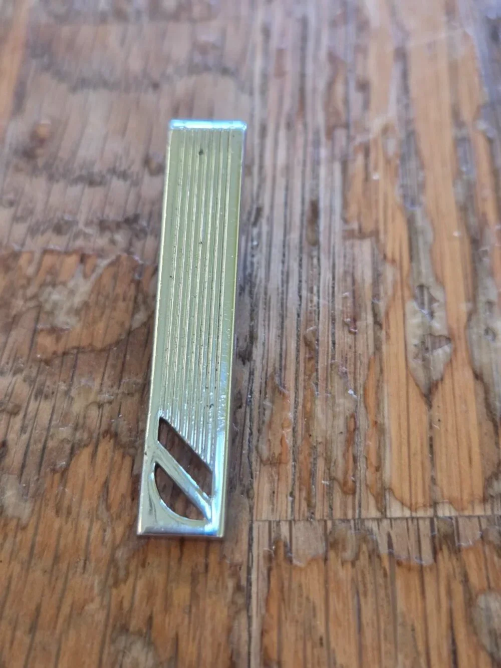 Vintage Retro Swank Silver Color Tie Clip